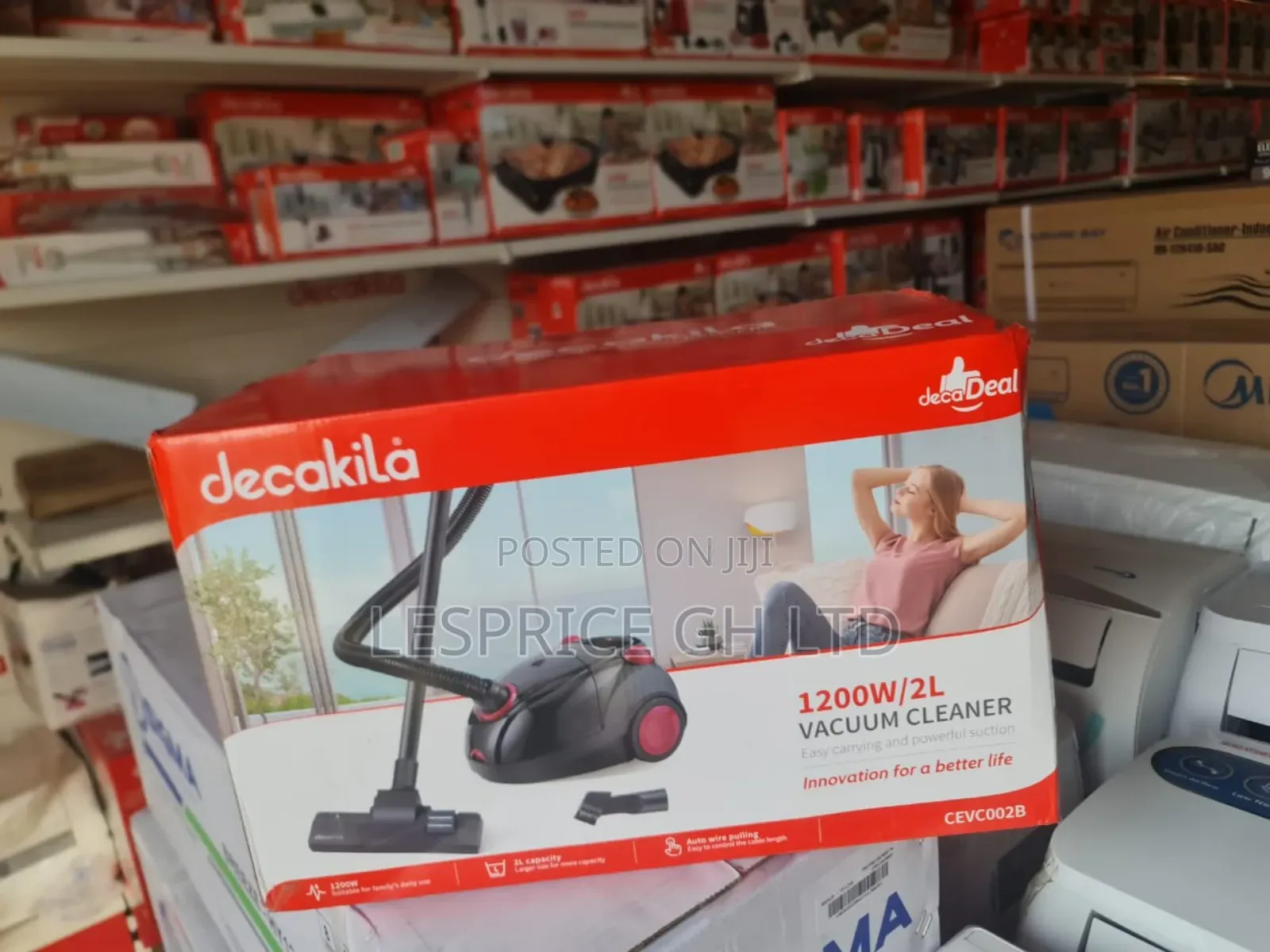 Easy Carry 2l Vacuum Cleaner - Decakila Brand