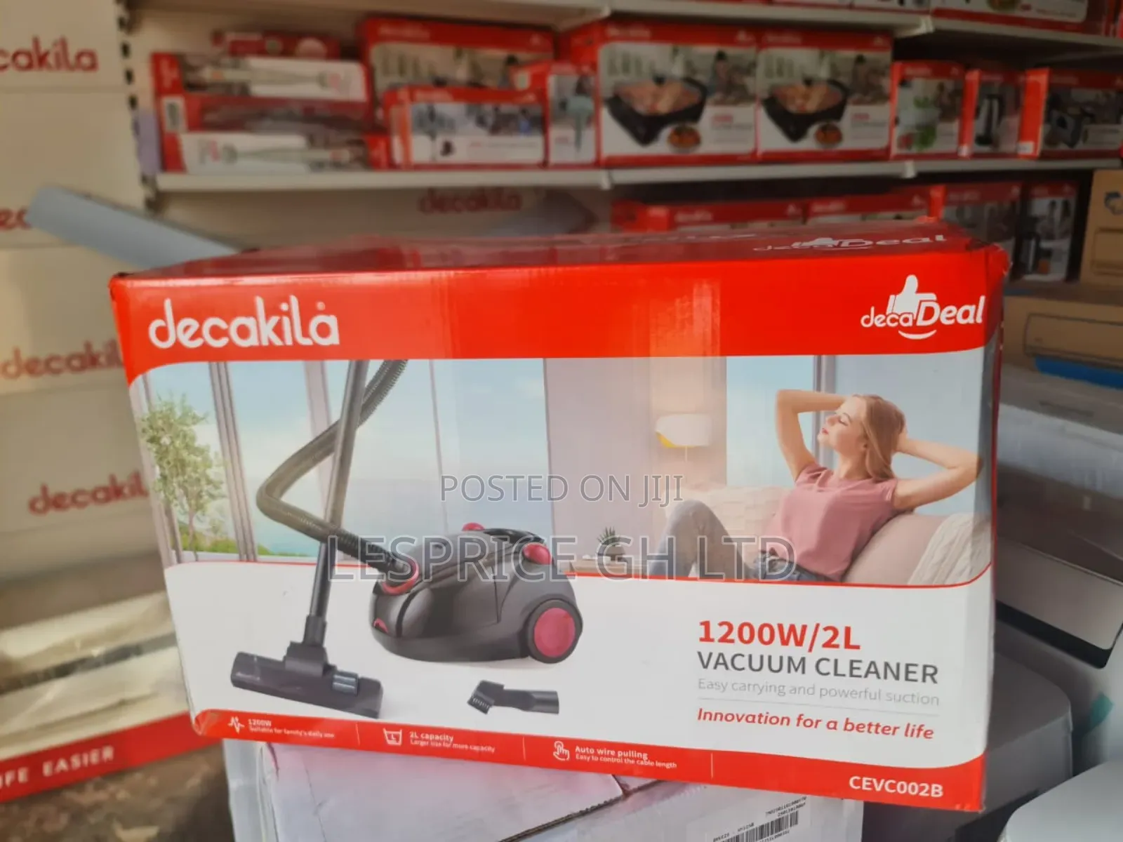 Decakila 2l Vacuum Cleaner - Handle Dust