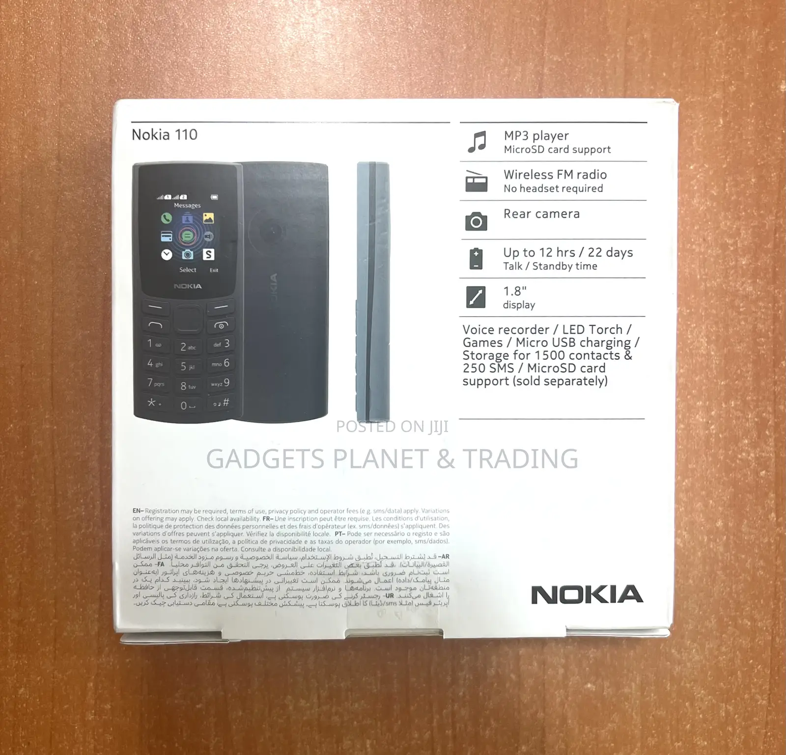 New Nokia 110 Black