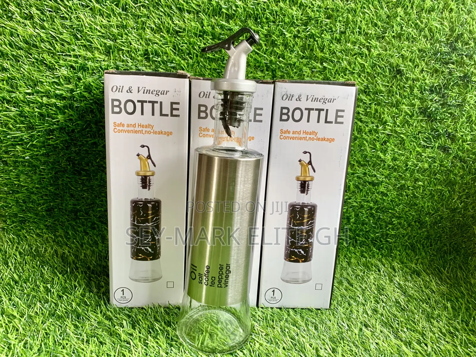 Stainless Glass Oil/ Vinegar Dispenser