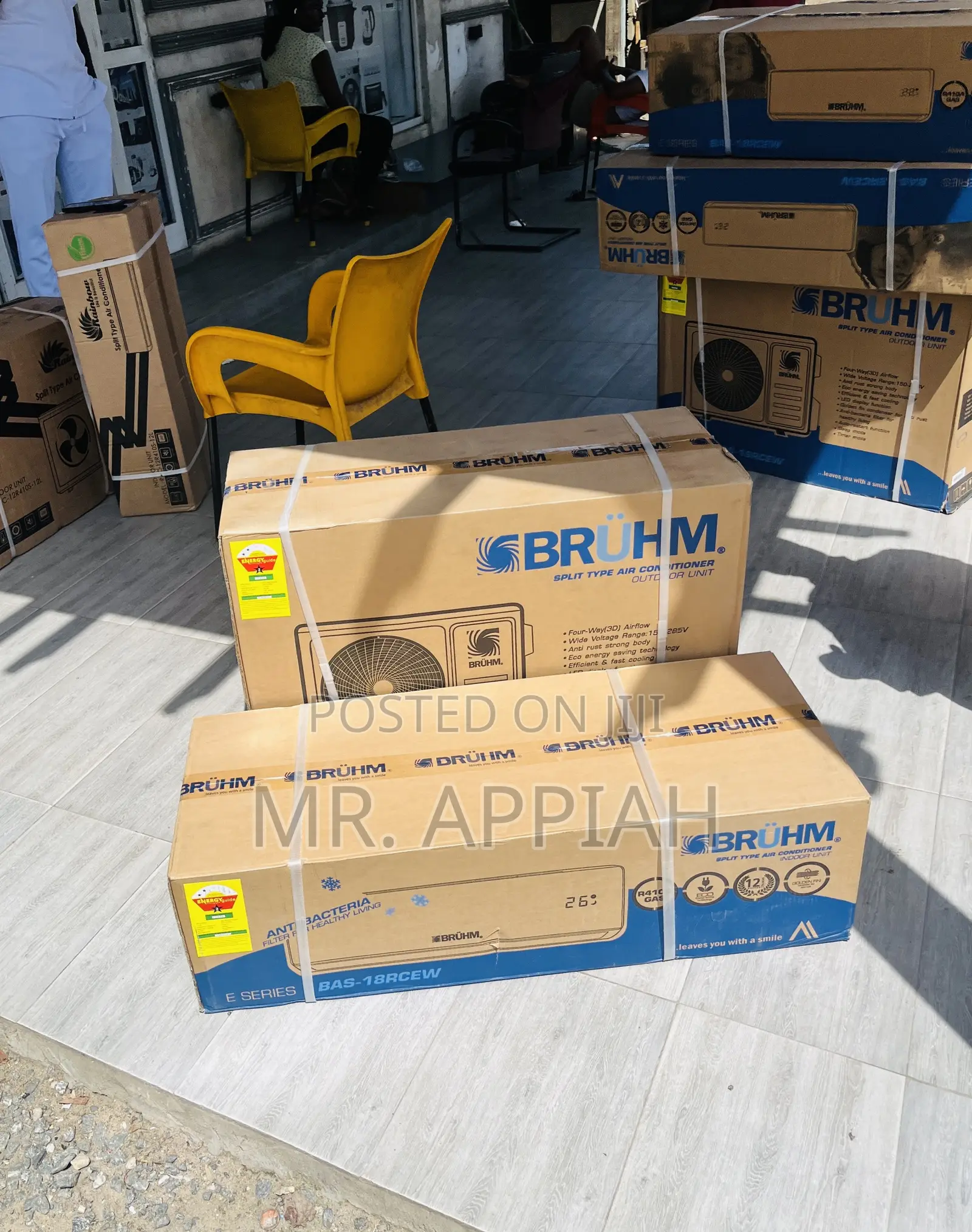 Excellent Bruhm 2.0hp Split Type Air Conditioner(R410)