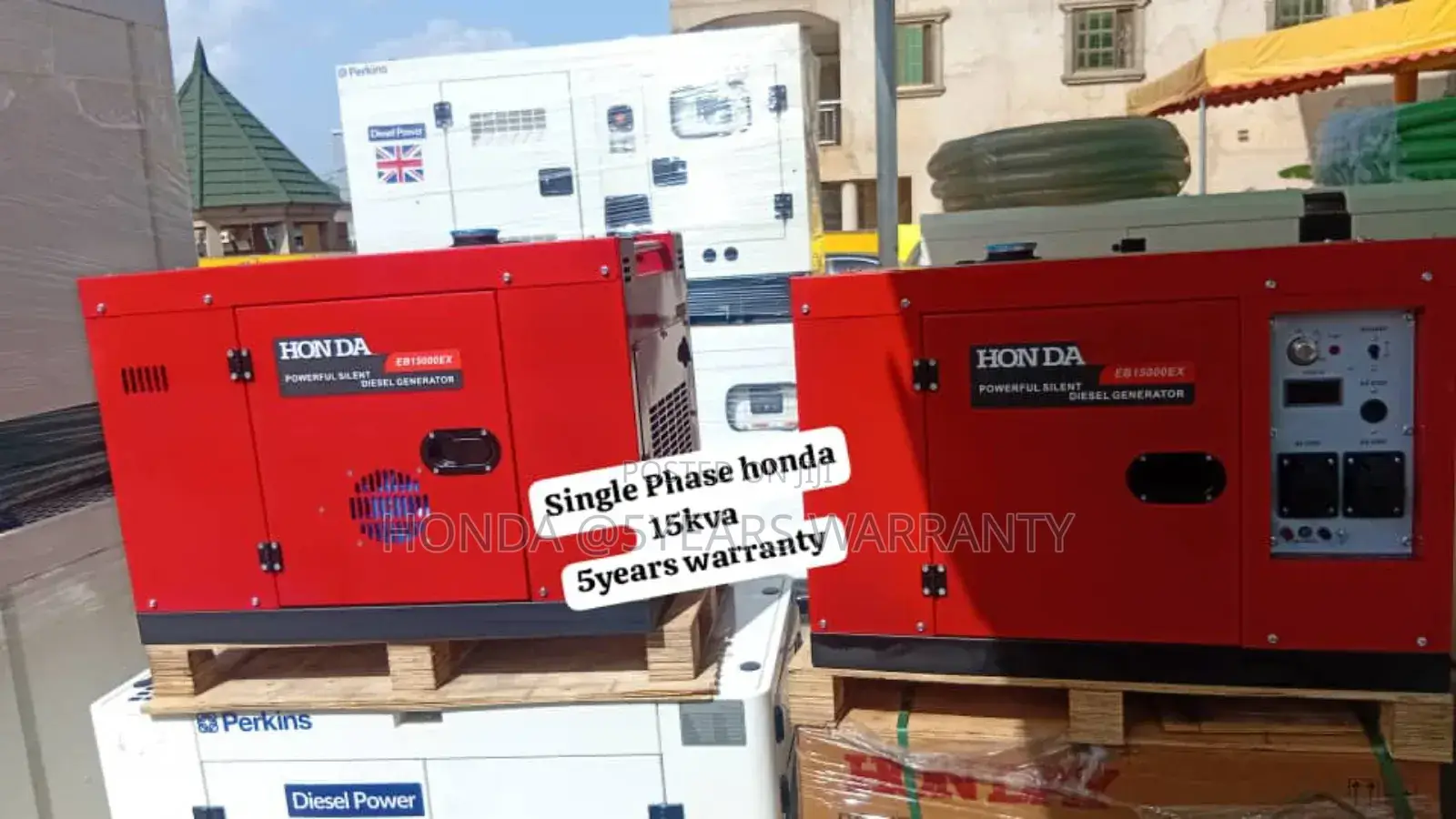 Energy Fuels Exploration Honda 15kva 16500watt Diesel 15kva