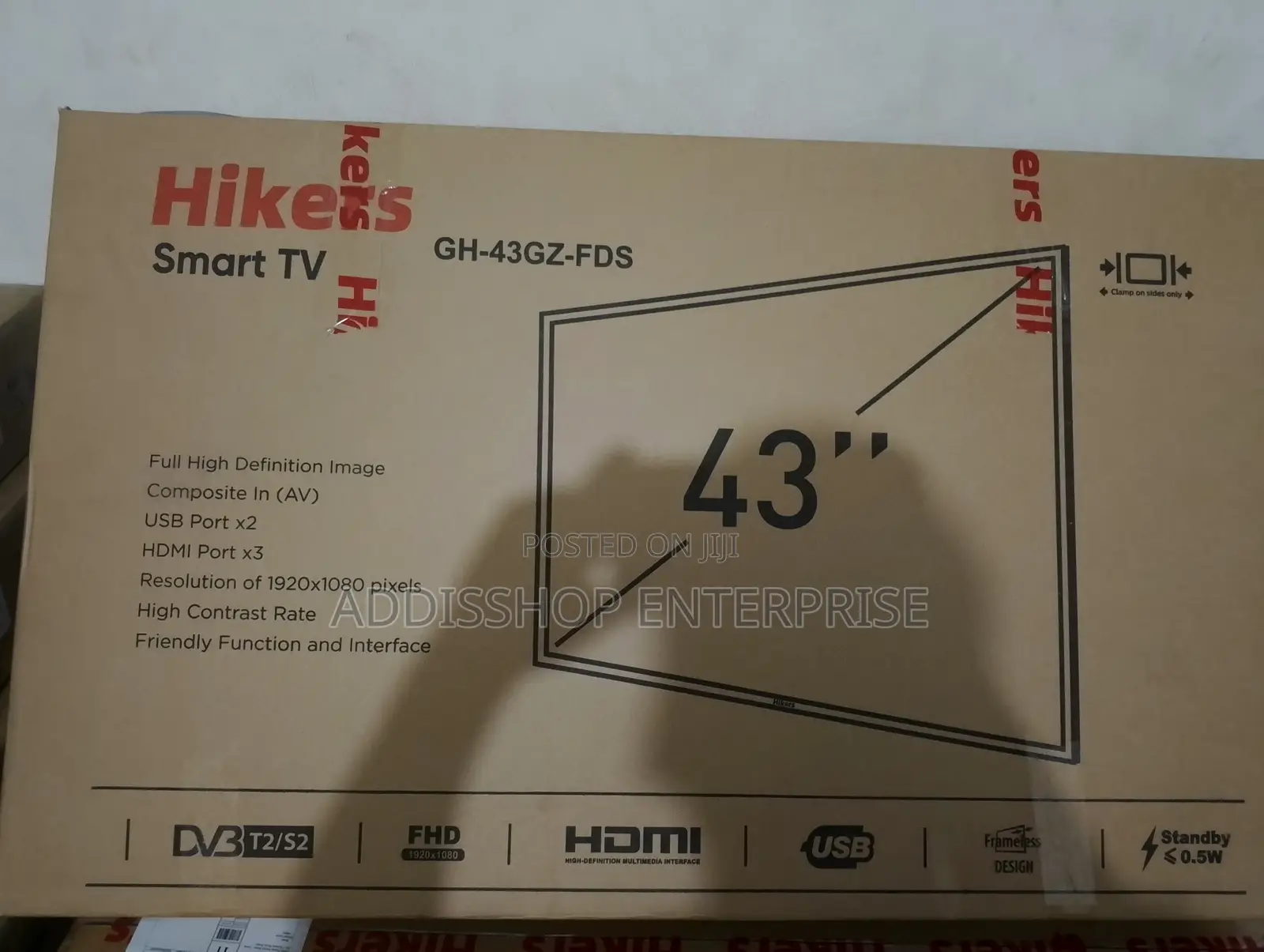 Hikers 43 Frameless Smart Android TV 2025 Version