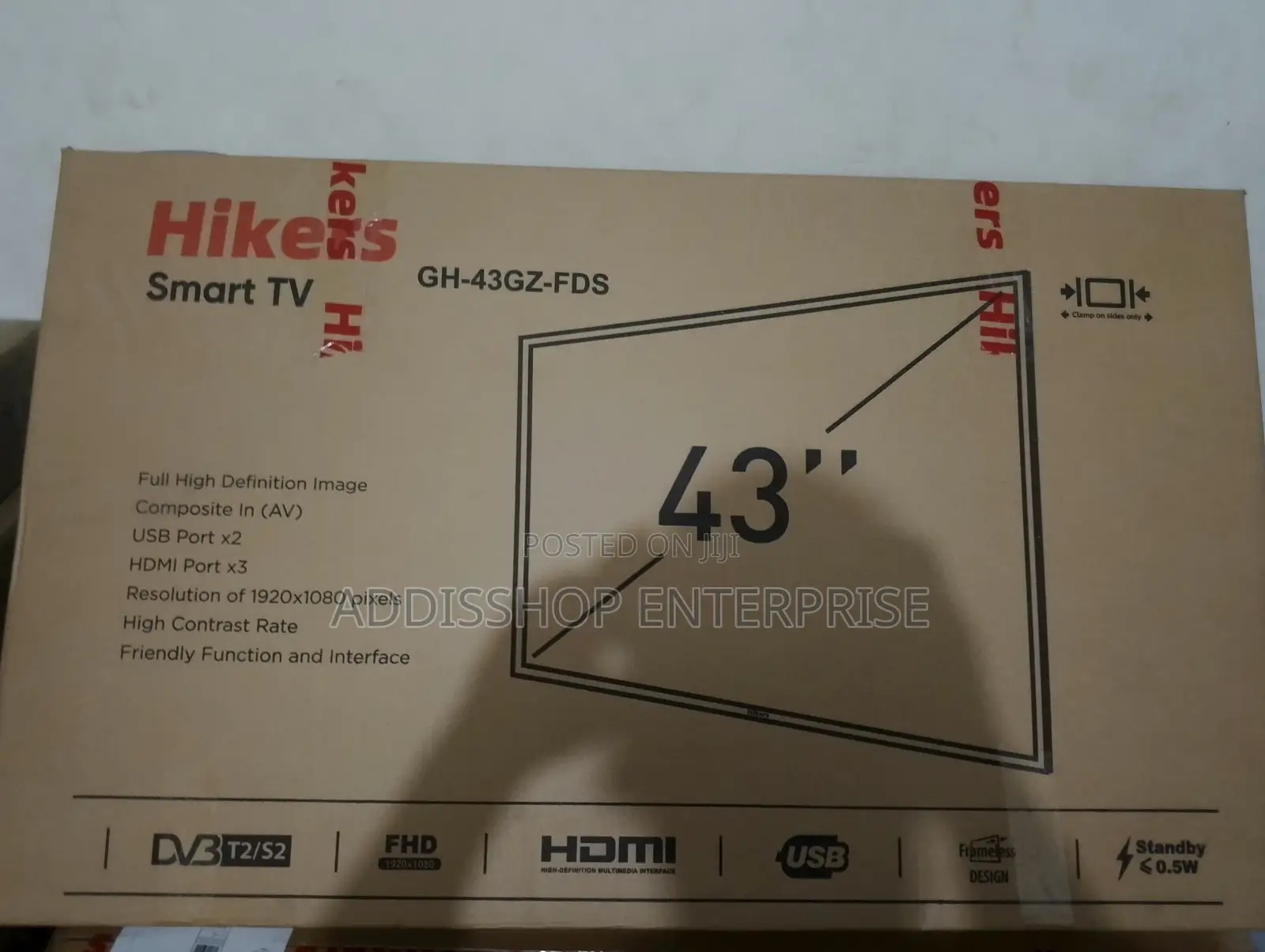 Hikers 43 Frameless Smart Android TV 2025 Version