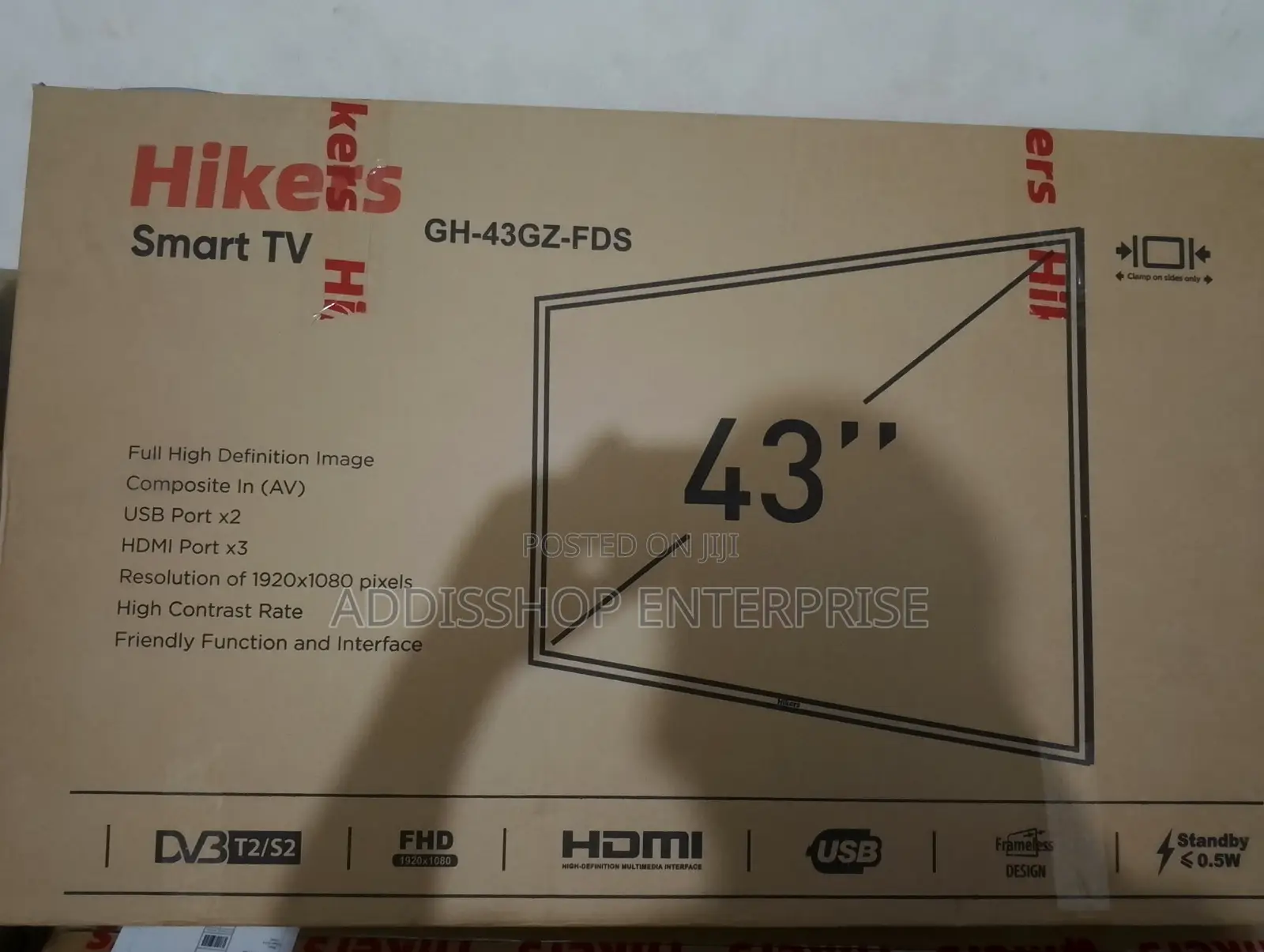 Hikers 43 Frameless Smart Android TV 2025 Version