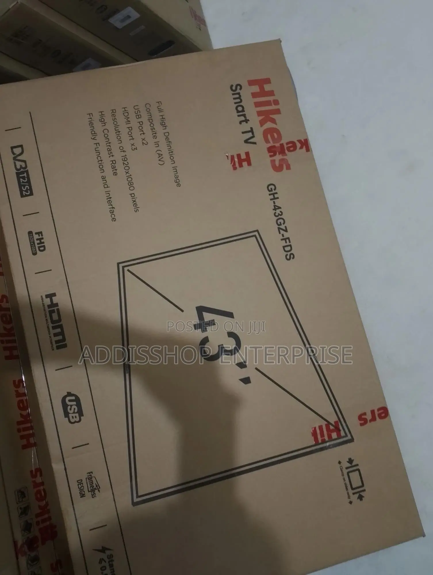 Hikers 43 Frameless Smart Android TV 2025 Version