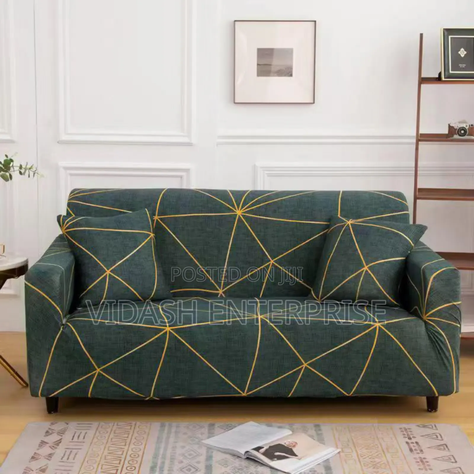 Elastic Luxe Sofa Cover Is Easy to Use and Maintain