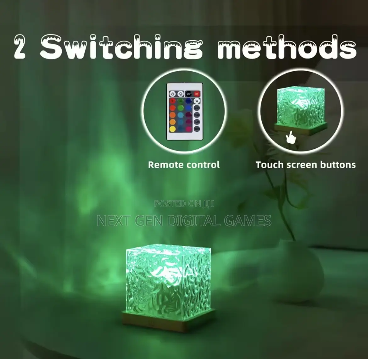Led Dynamic Water Ripple Night Light