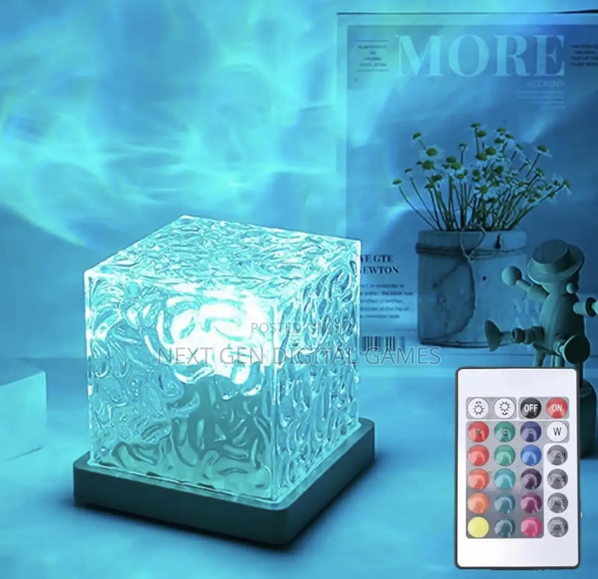 Led Dynamic Water Ripple Night Light