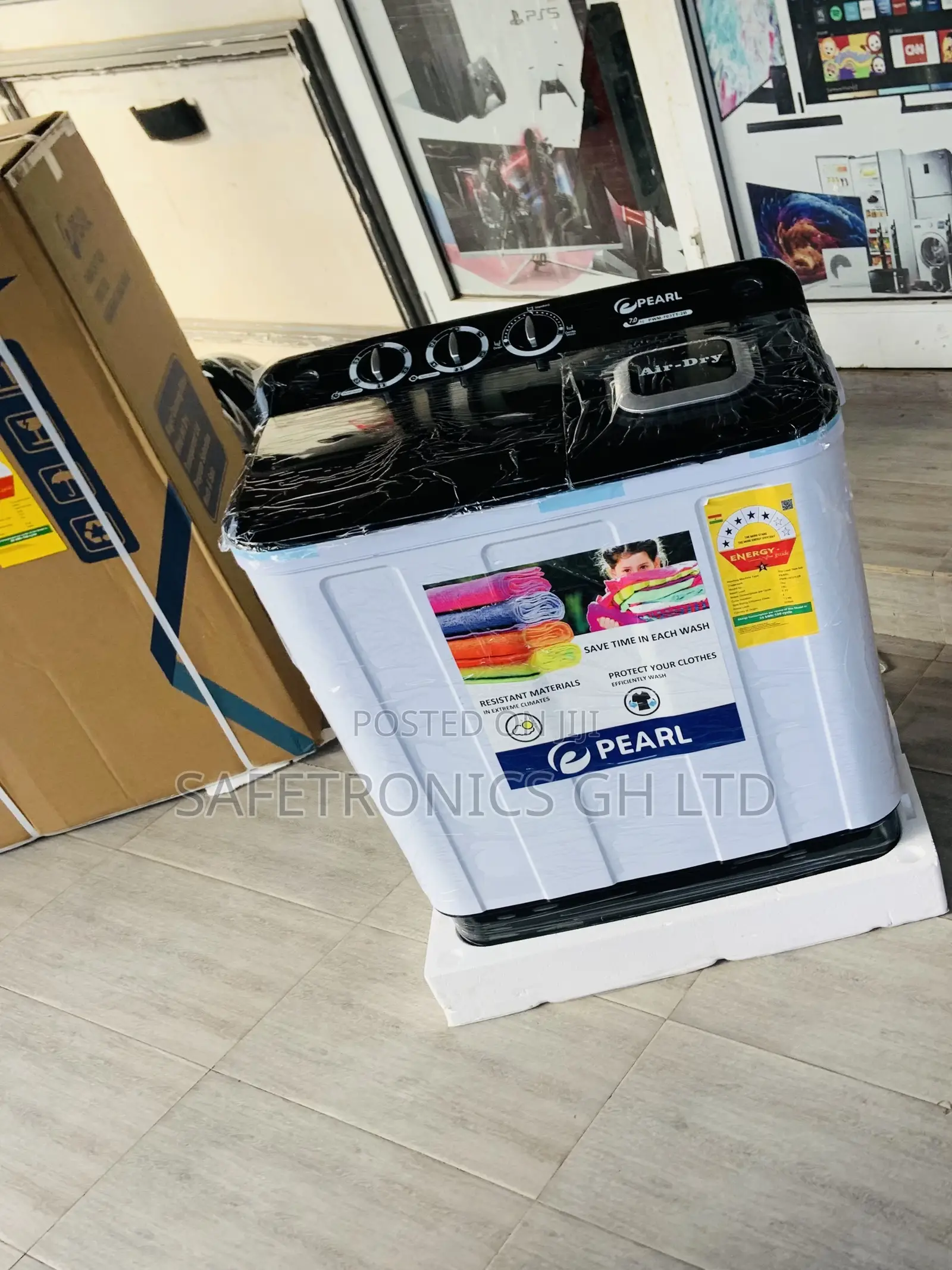 Auto Spin Pearl Topload 7kg Semiauto White Washingmachine