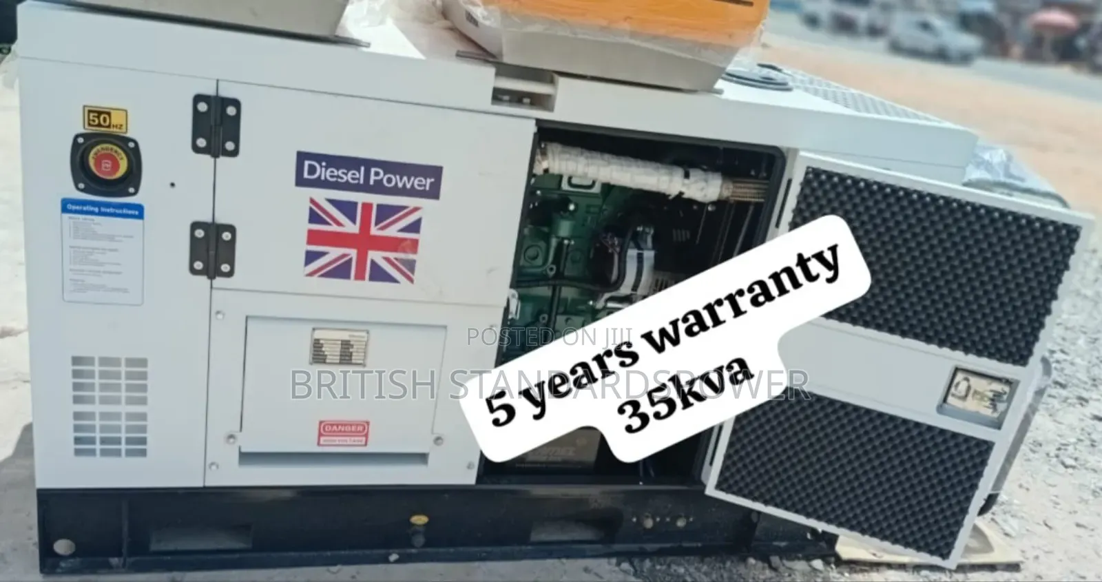 Reliable Power Supply 35kva Silent Diesel Generator