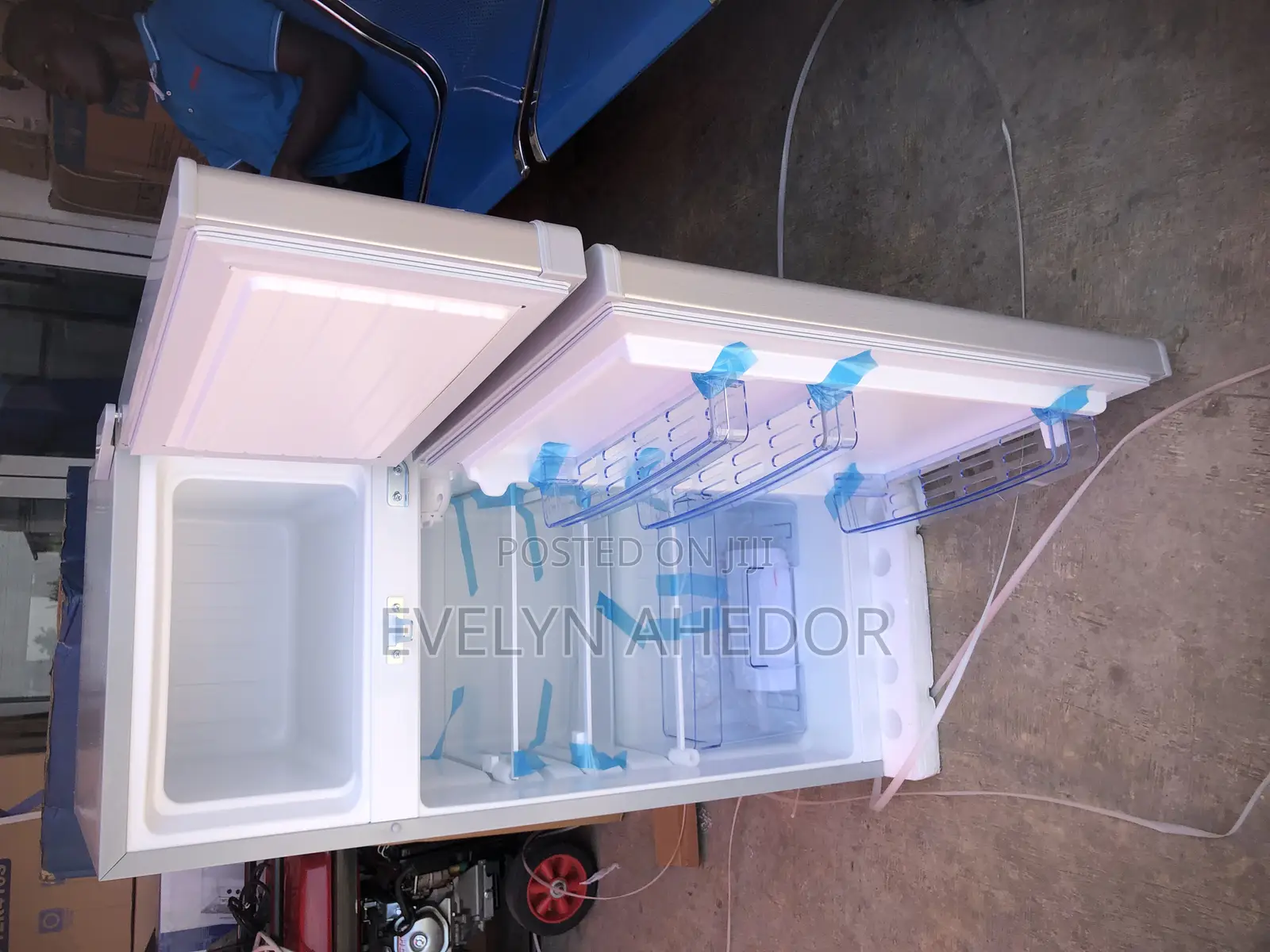 Nasco Top Freezer Double Door Fridge 95 Liters Brand New