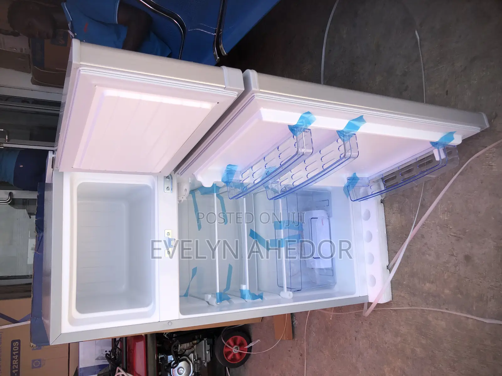 Nasco Top Freezer Double Door Fridge 95 Liters Brand New