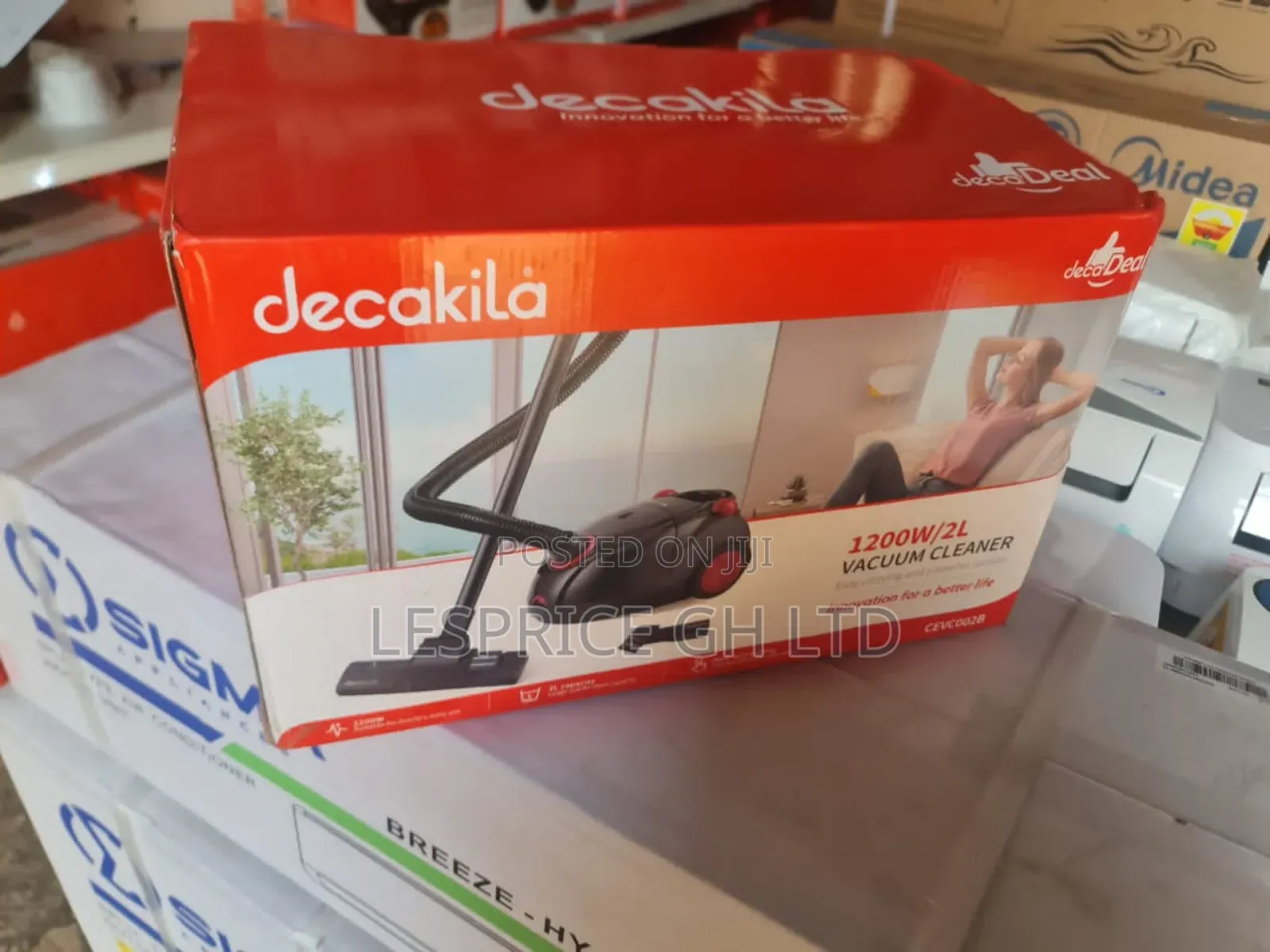 Faster Clean- Decakila 2l Vacuum Cleaner