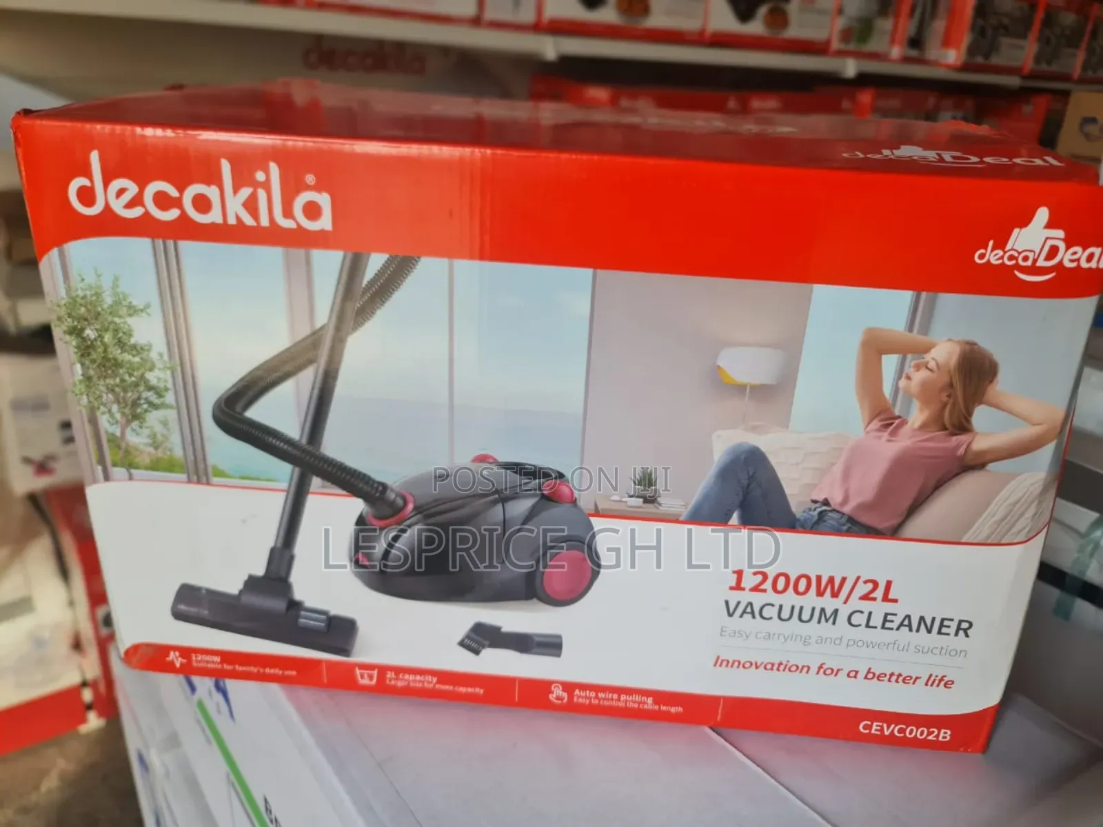 Less Stress- Decakila Vacuum Cleaner