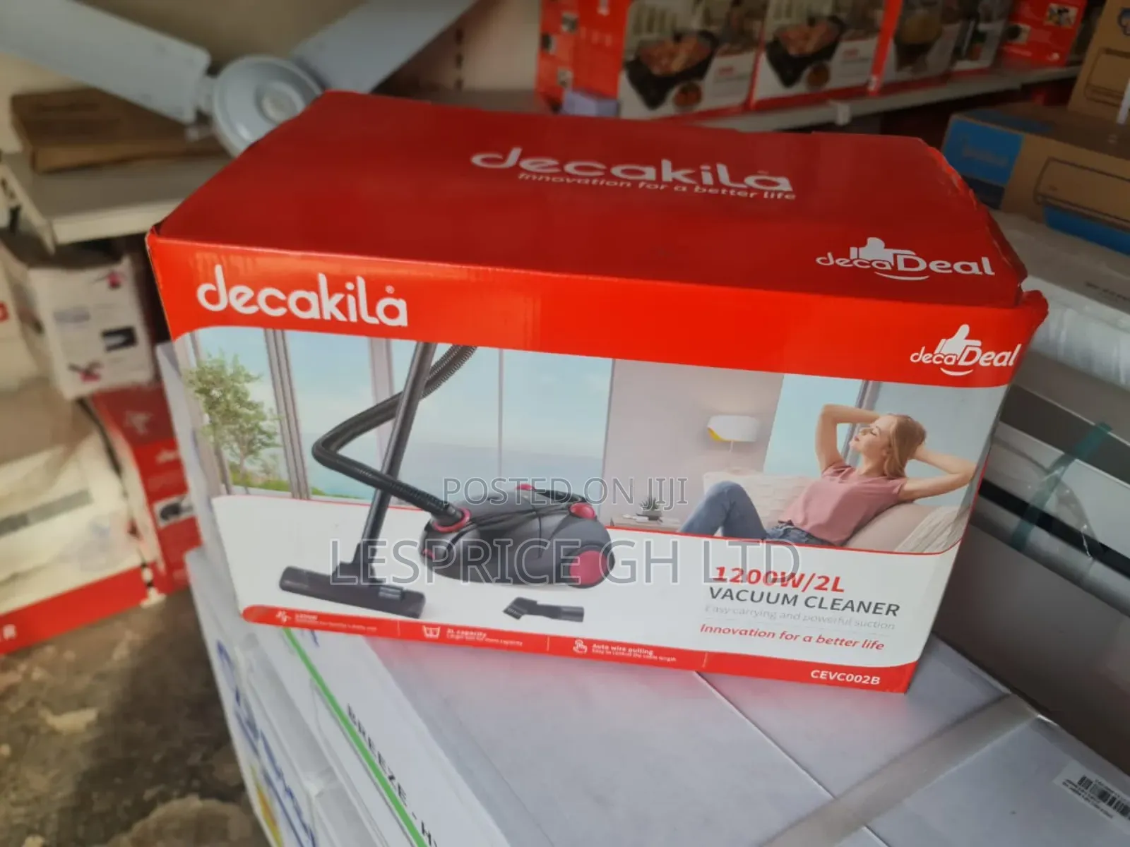 Modern Decakila Vacuum Cleaner - 2l Capacity