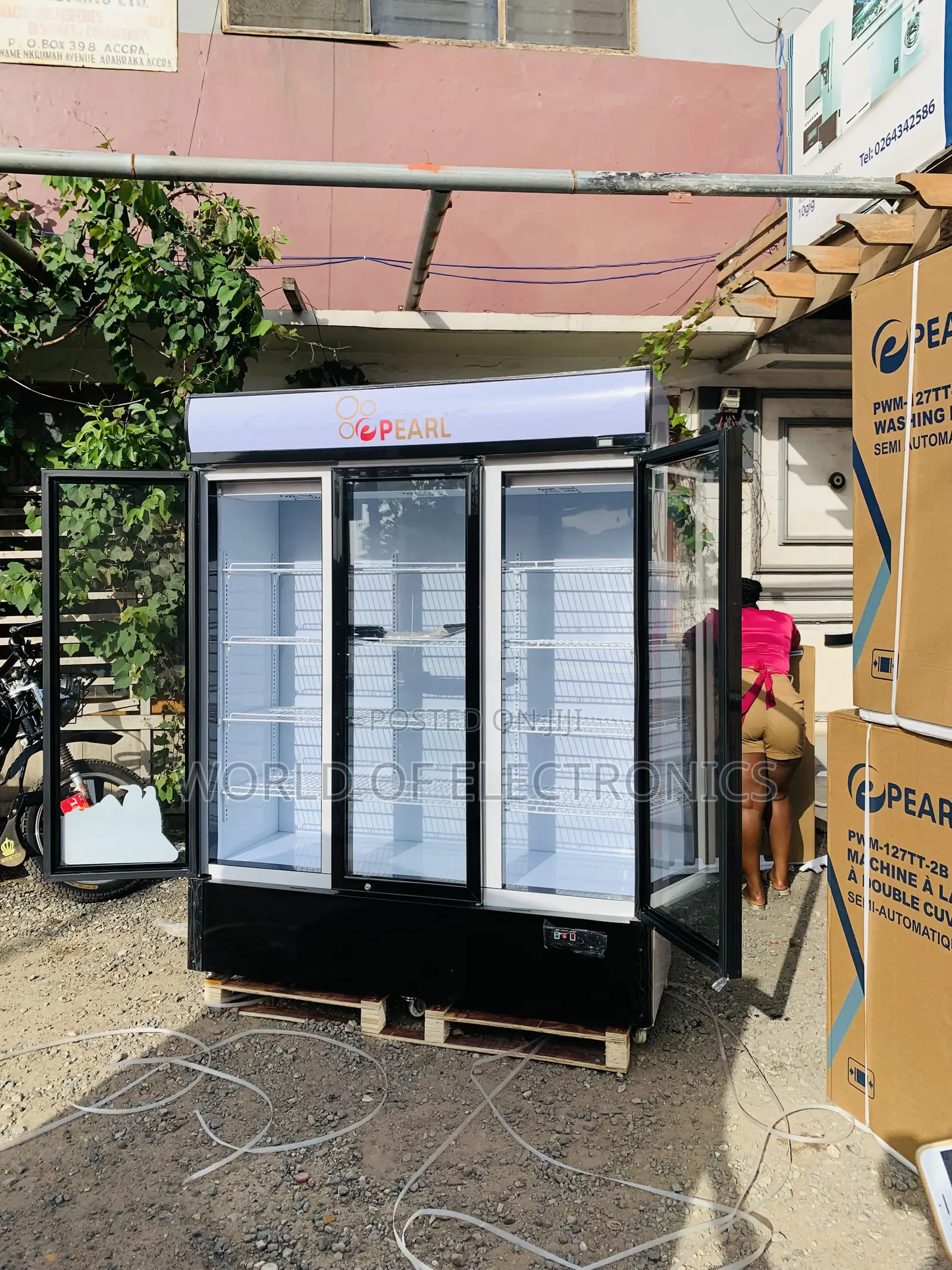 780l PVC-1540-28ab Fridge Pearl Display Fridge