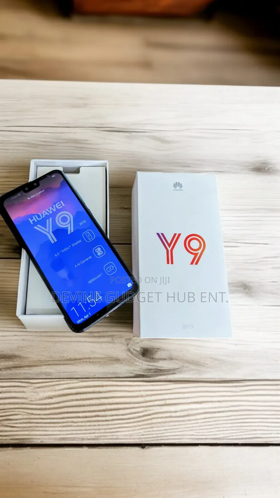 New Huawei Y9 2019 128 GB Gray