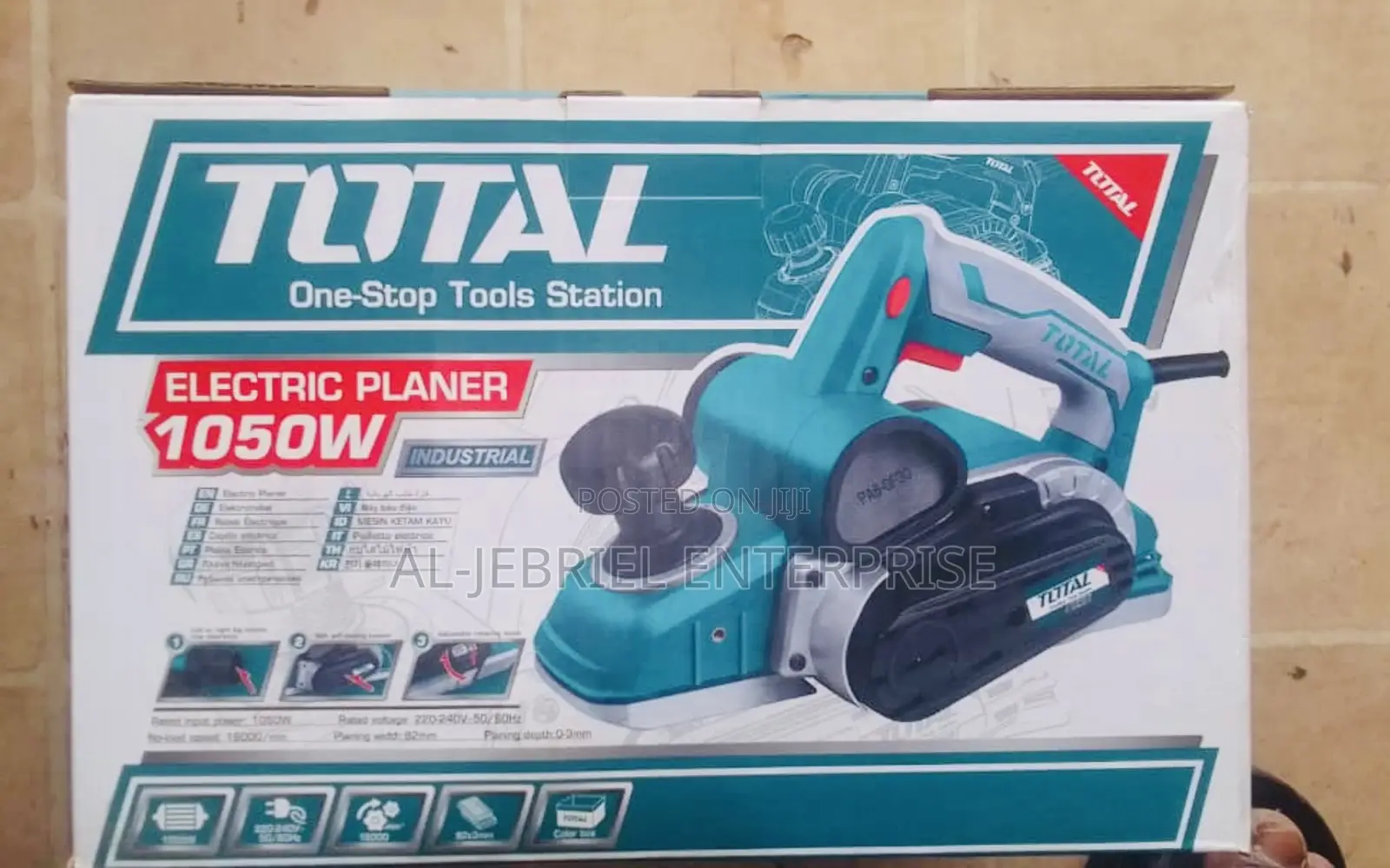 Electric Planer 1050w -Total