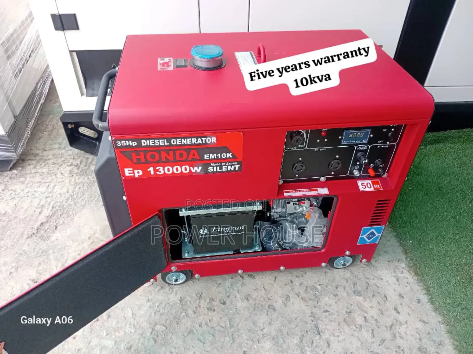 Portable Power Generation 16500watts Diesel Honda 15kva