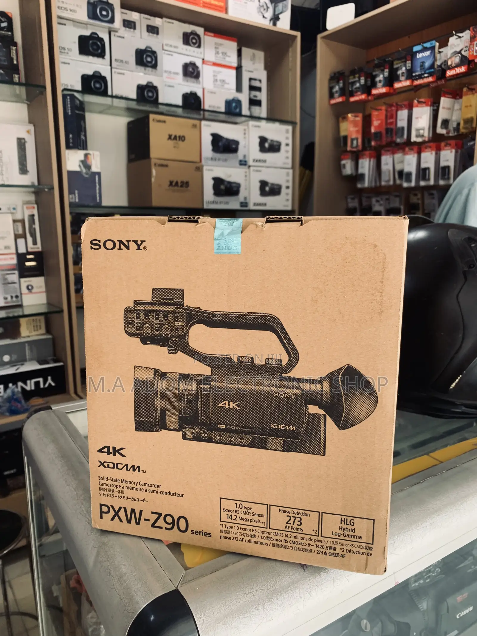 Sony PWX Z90 Built in Wi-Fi Video Camera