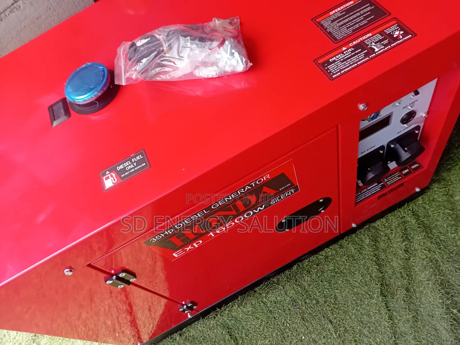 Vibrant Honda 15kva Generator Remote Control Diesel