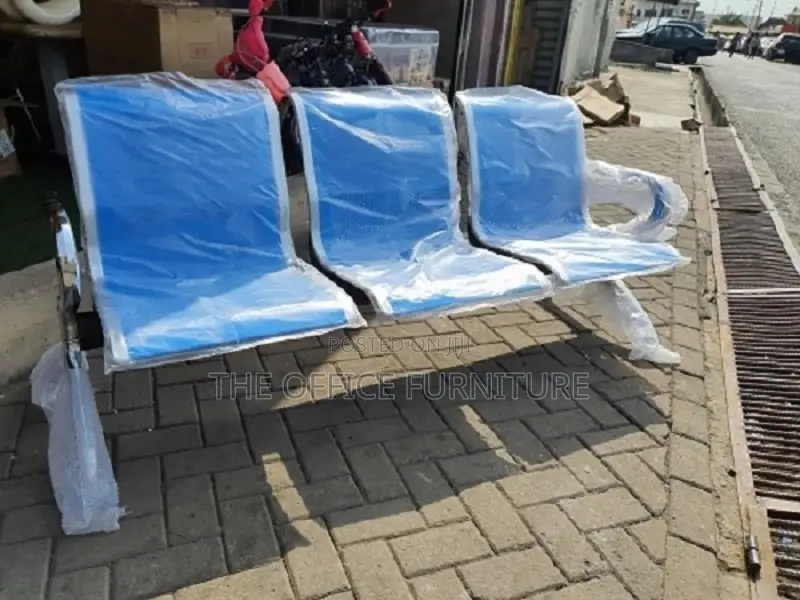 Raw Metal Waiting Chair