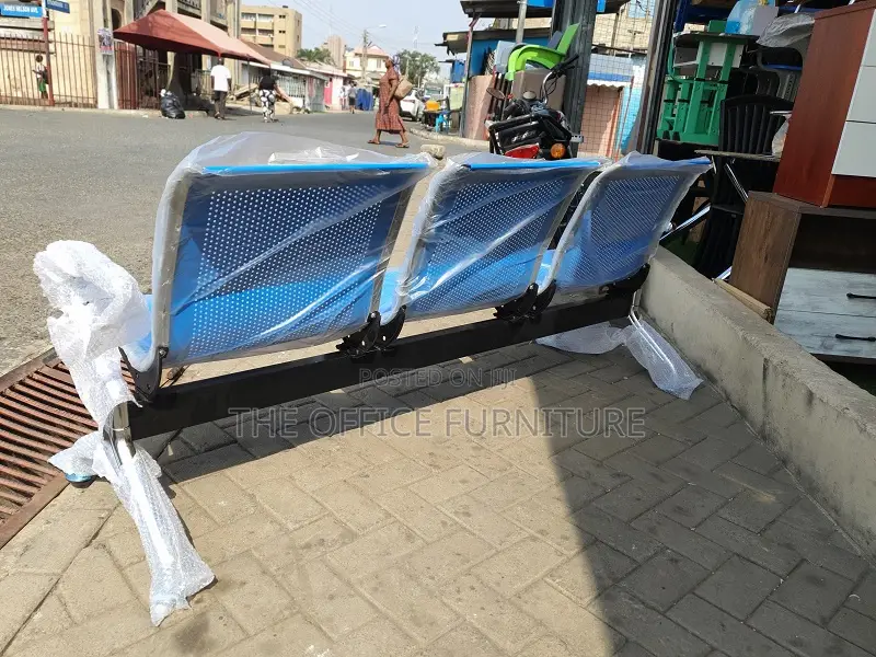 Raw Metal Waiting Chair