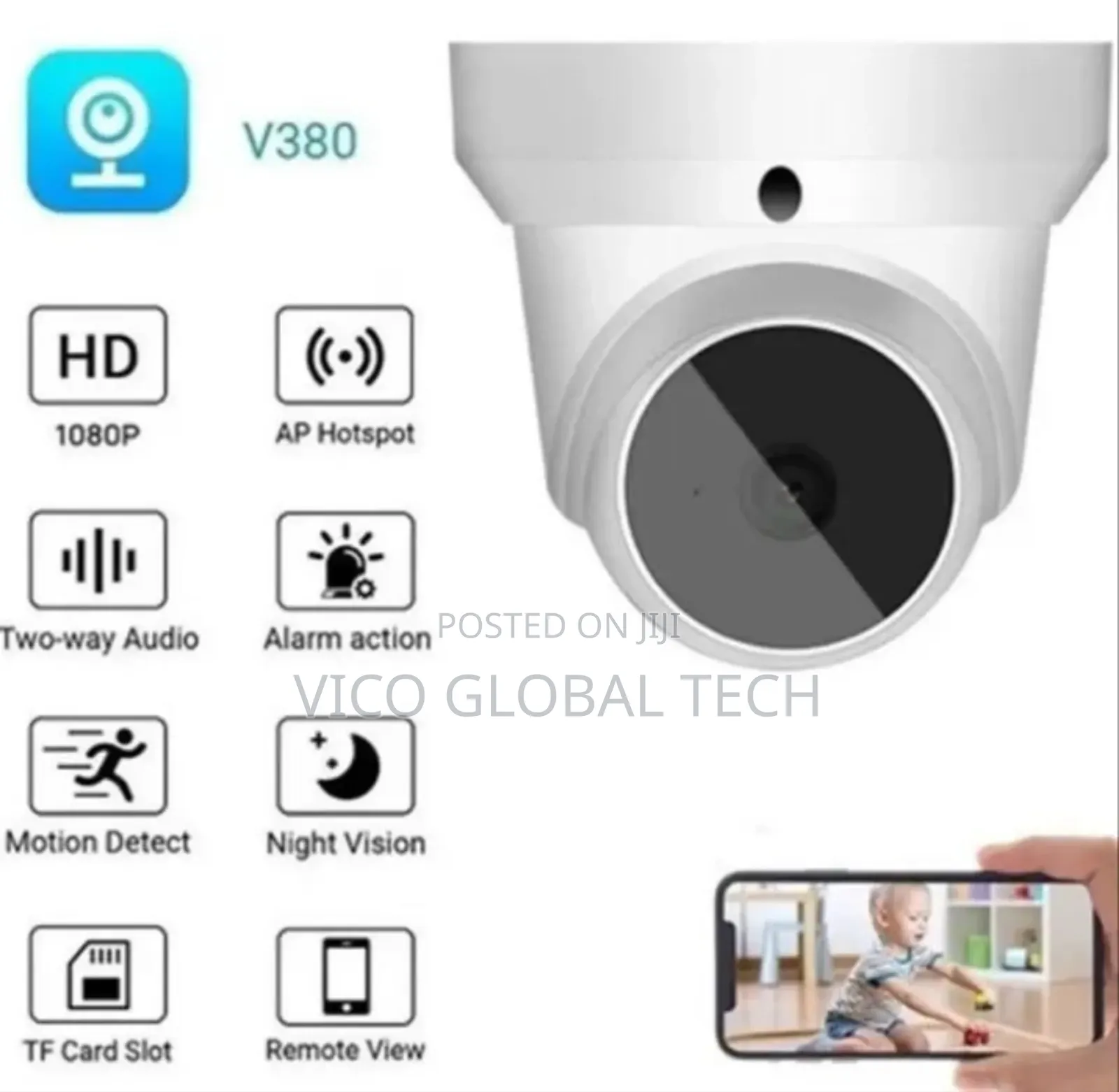 V380 Pro Wifi Ip Camera