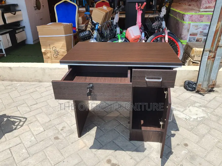Black Office Desk[0.8m]
