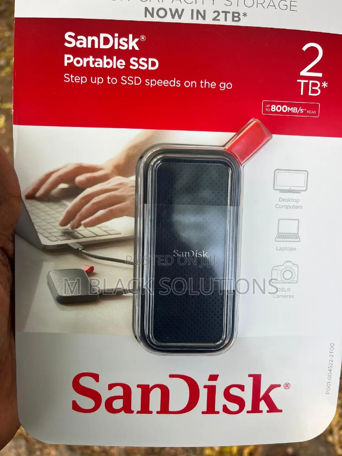Sandisk 2tb Portable SSD 800mbs External