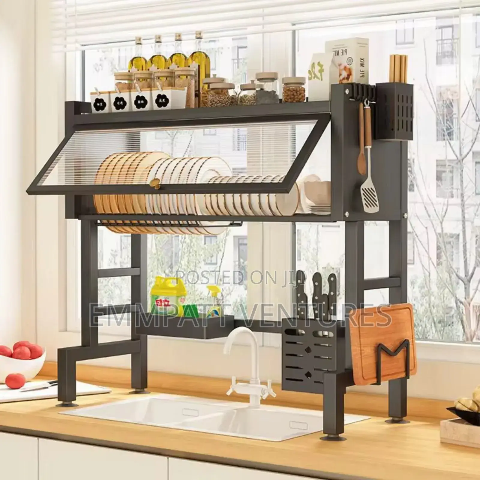 Multipurpose Metallic Kitchen Rack