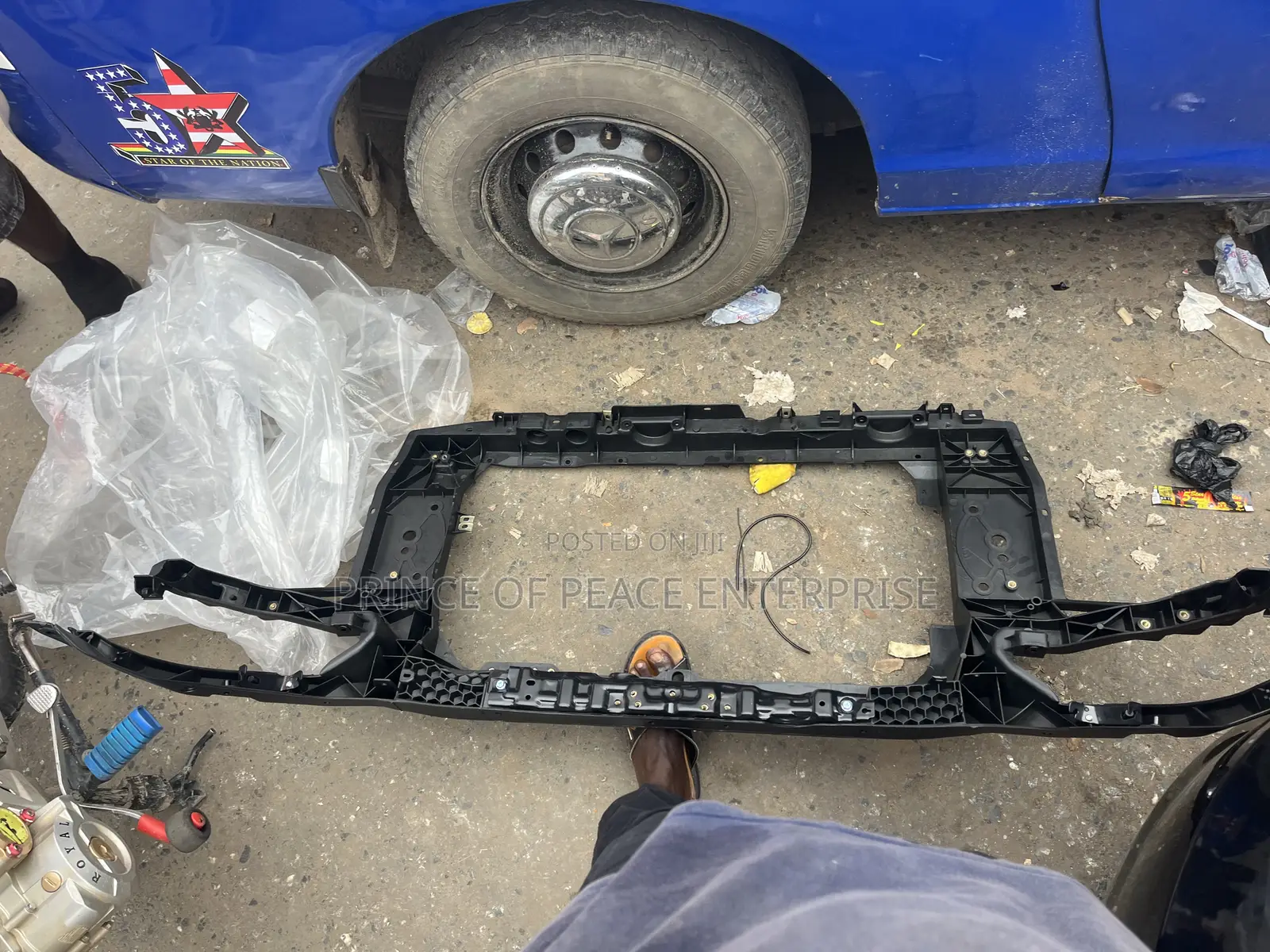 2008 2009 2010 Hyundai I10 Radiator Support New