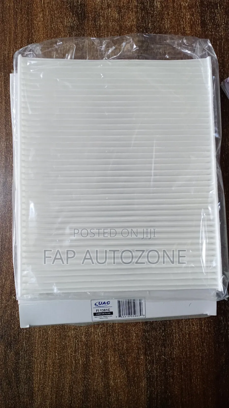 10423. Original Uac Cabin Air Filter Imported From Usa