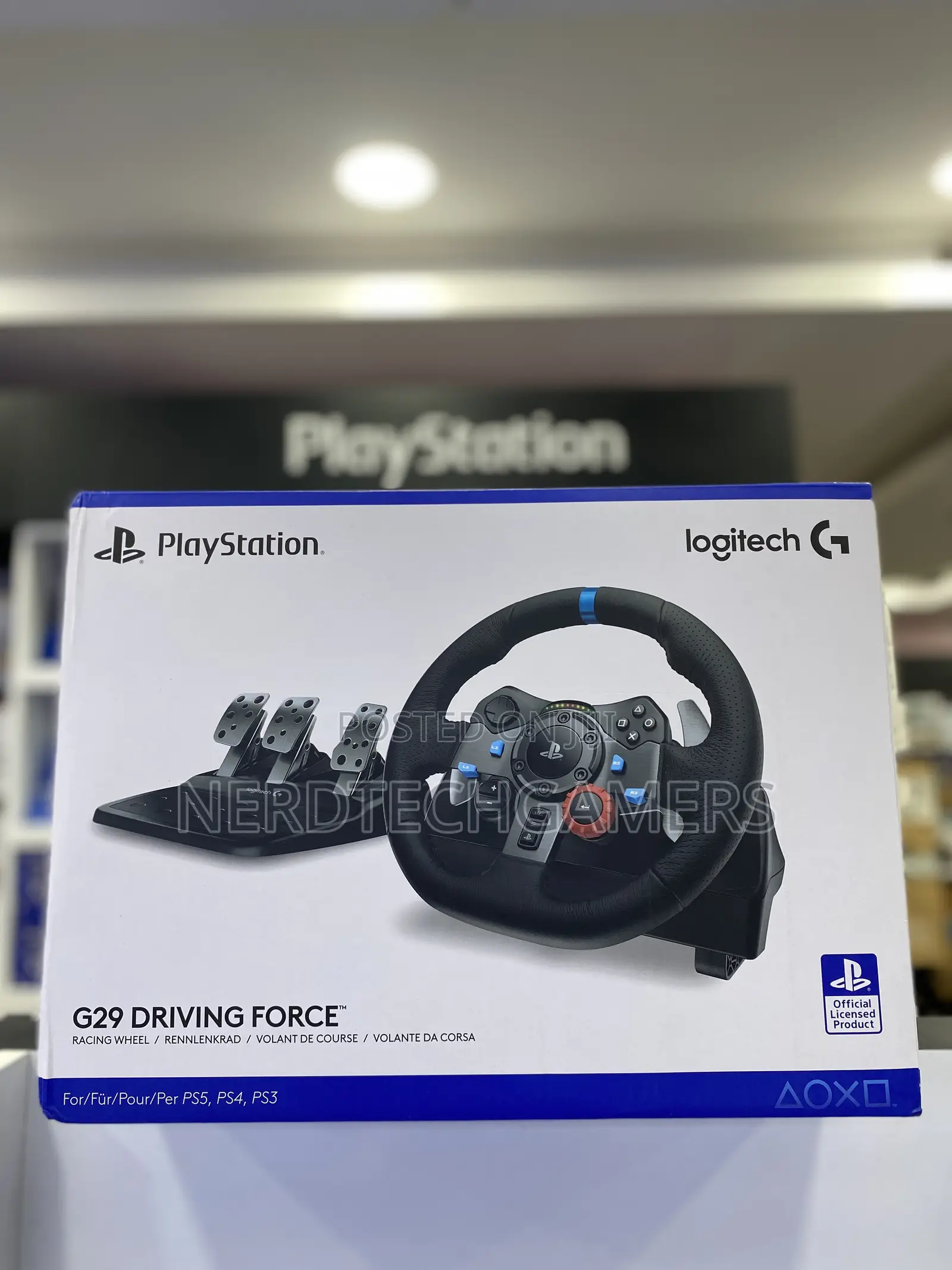 Logitech Driving Force G29 Racing Wheel for Playstation 4