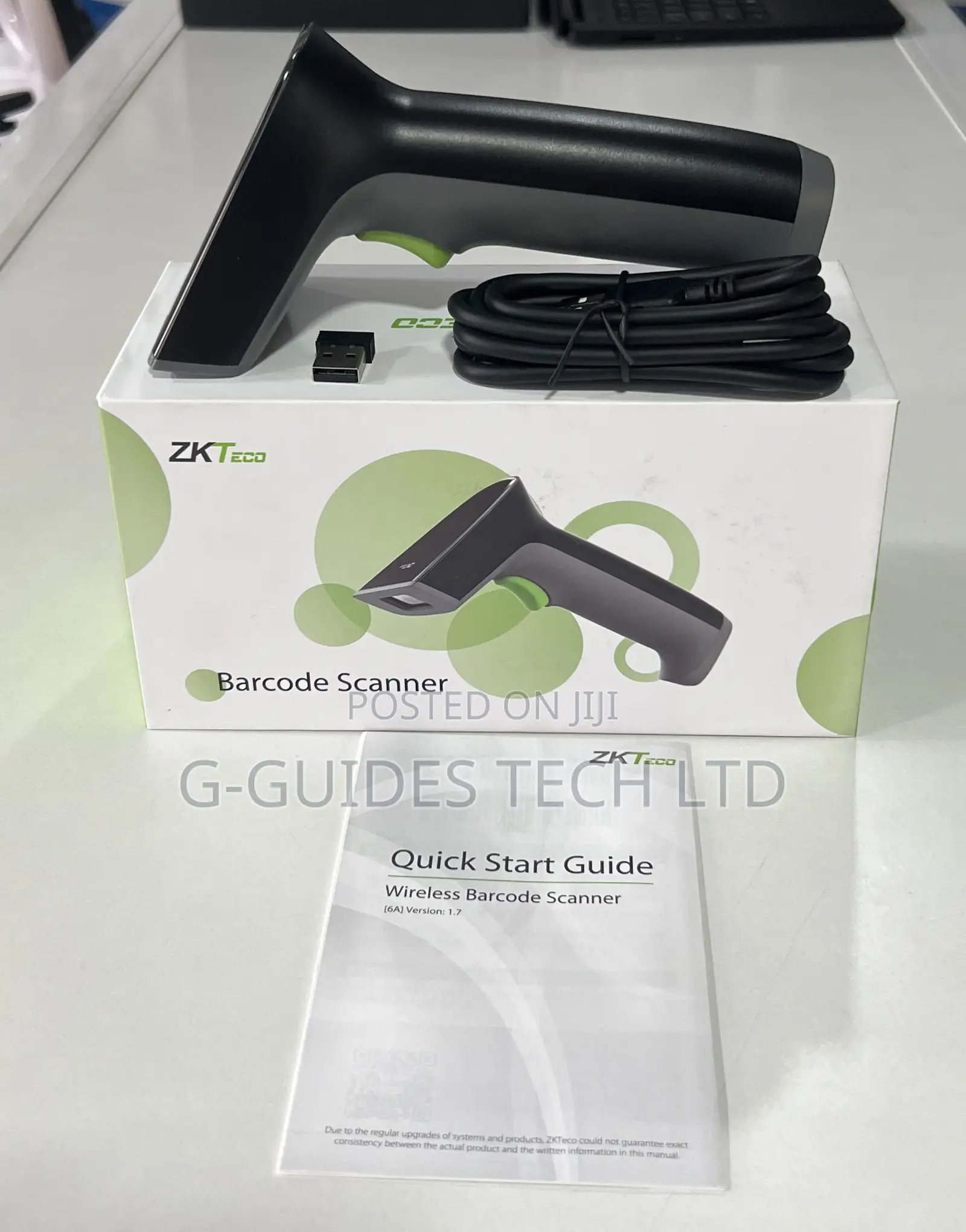Zkteco 1d Wireless Barcode Scanner Handheld Zkb103s
