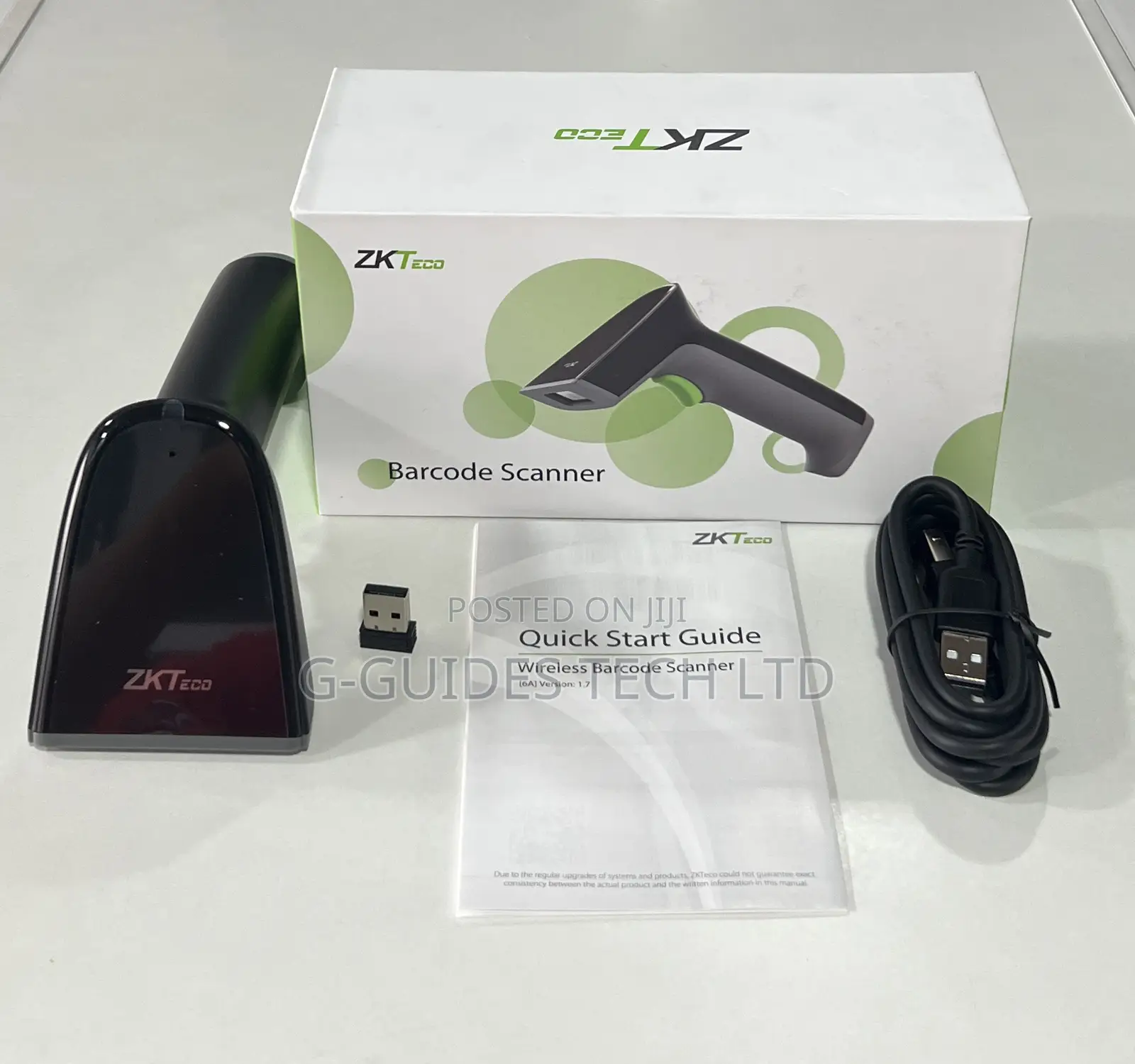 Zkteco 1d Wireless Barcode Scanner Handheld Zkb103s