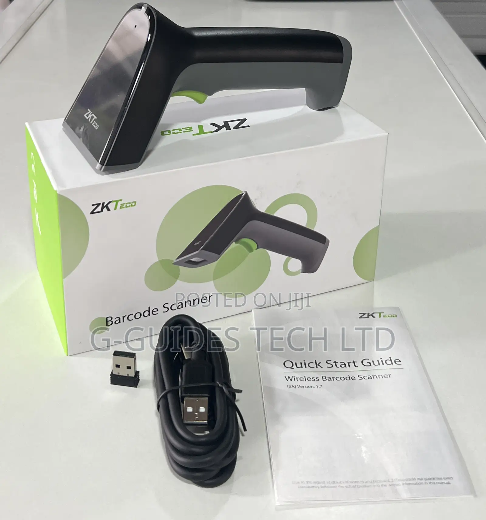 Zkteco 1d Wireless Barcode Scanner Handheld Zkb103s