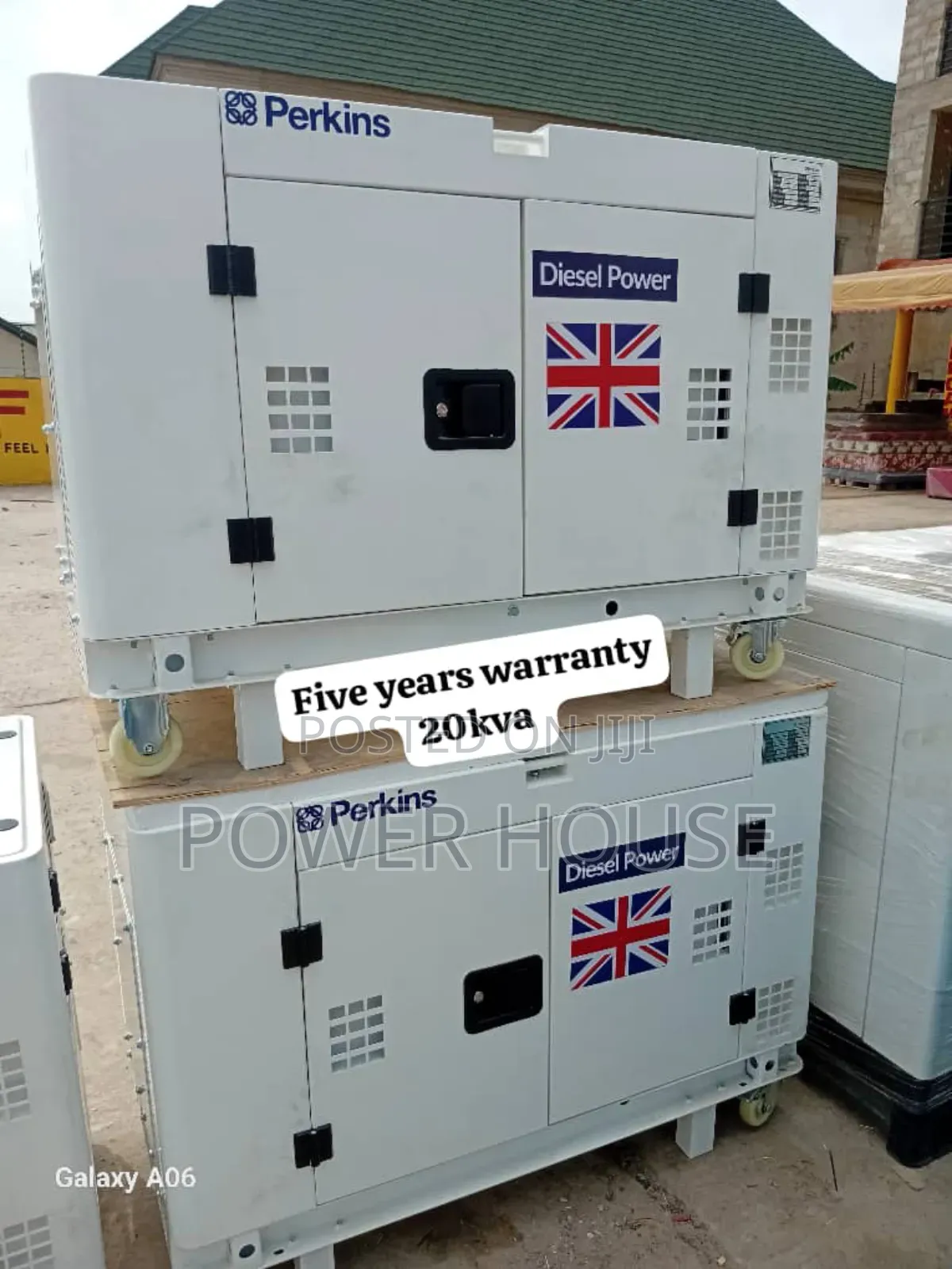 Manual Crank 20kva Perkins Diesel Generator