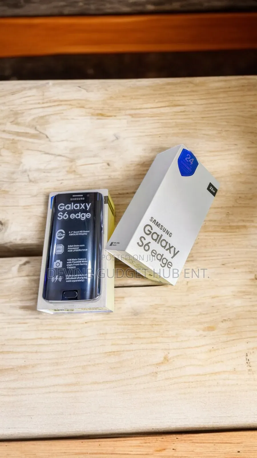 New Samsung Galaxy S6 edge 32 GB Black