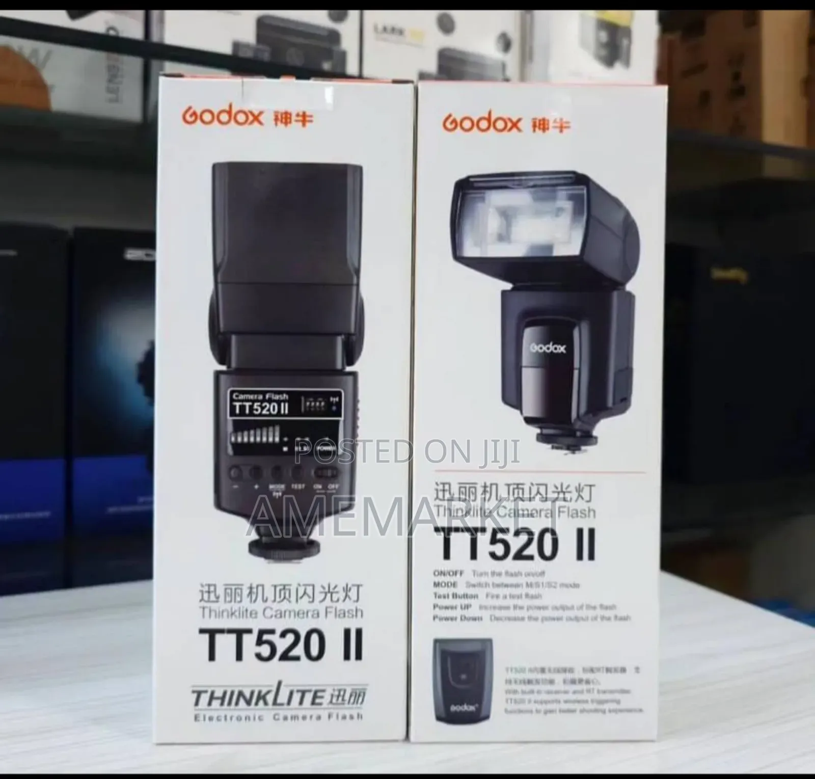 Godox Tt520 Ii Flash Speedlite for DSLR Cameras Canon Nikon