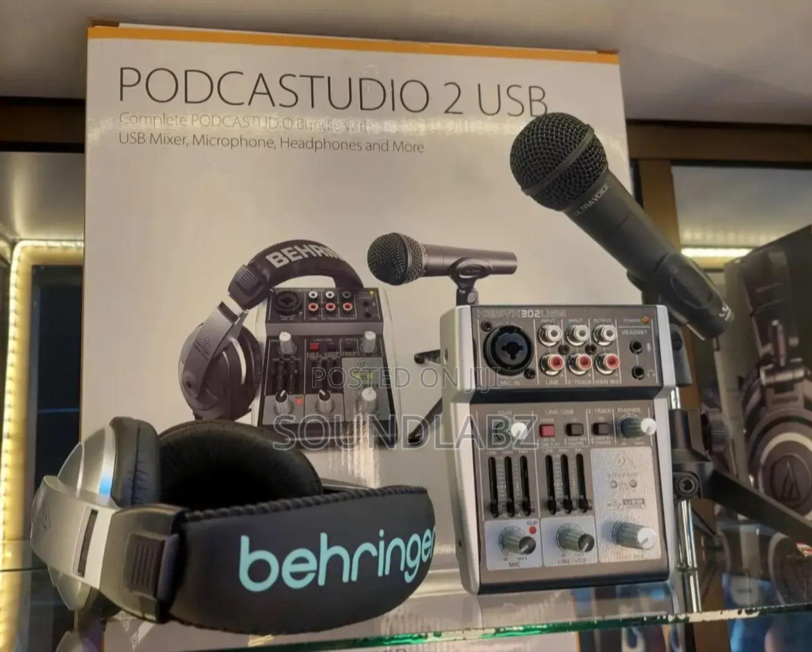 Behringer Podcastudio 2 Usb Complete Podcasting Bundle