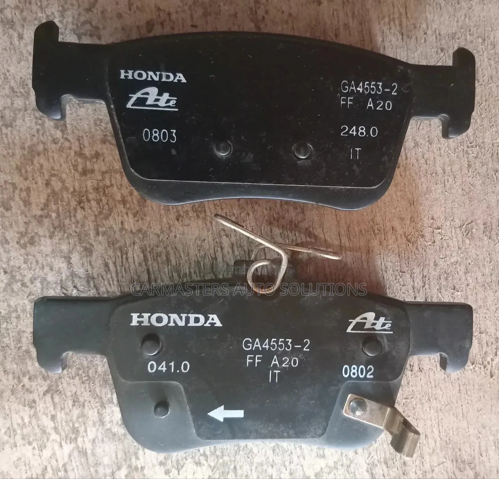 Honda Civic Type R (Fk8) Brake Pad- Back (43022-TGH-A01)