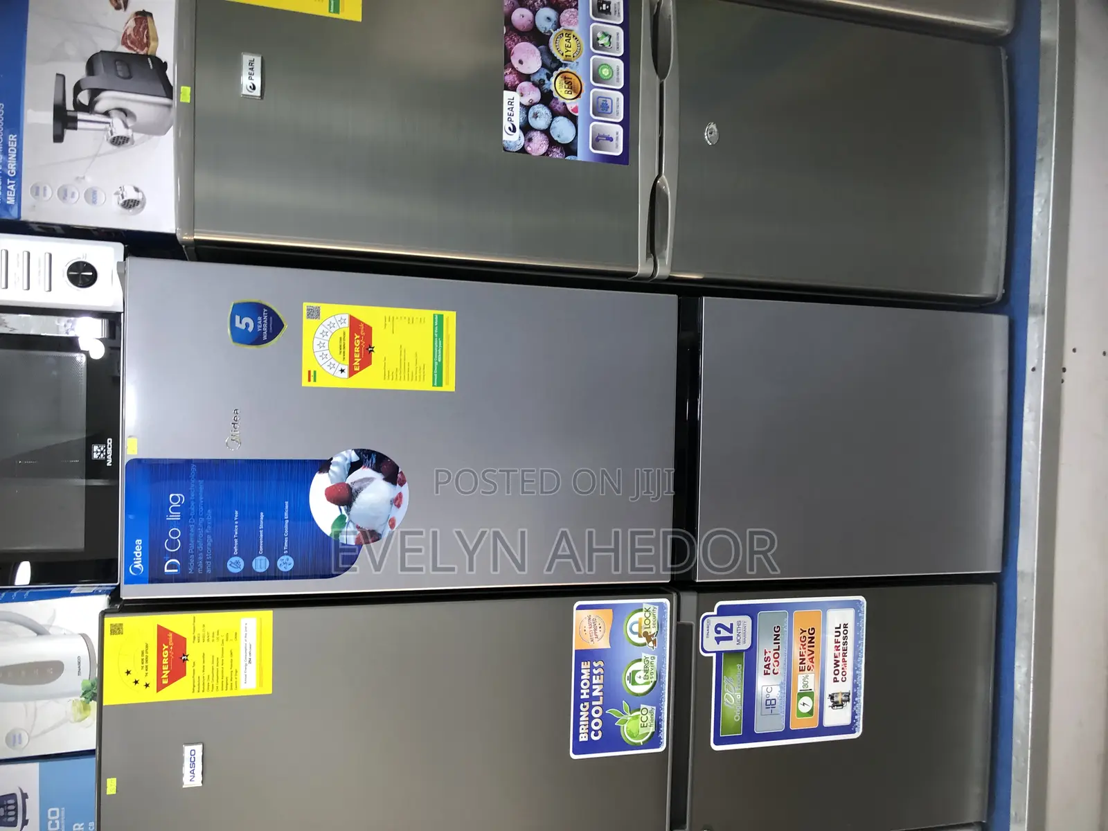 Energy Saving Midea Bottom Freezer 174 Liters Available