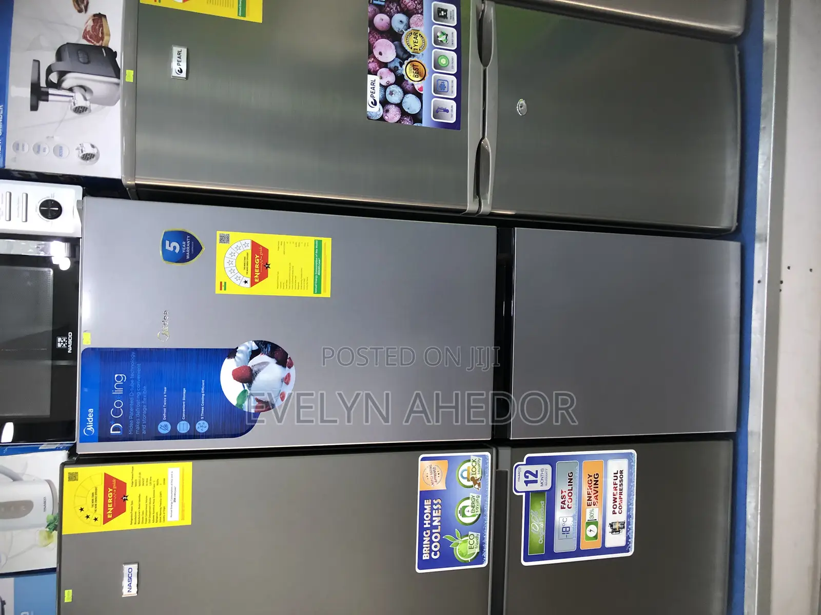 Energy Saving Midea Bottom Freezer 174 Liters Available