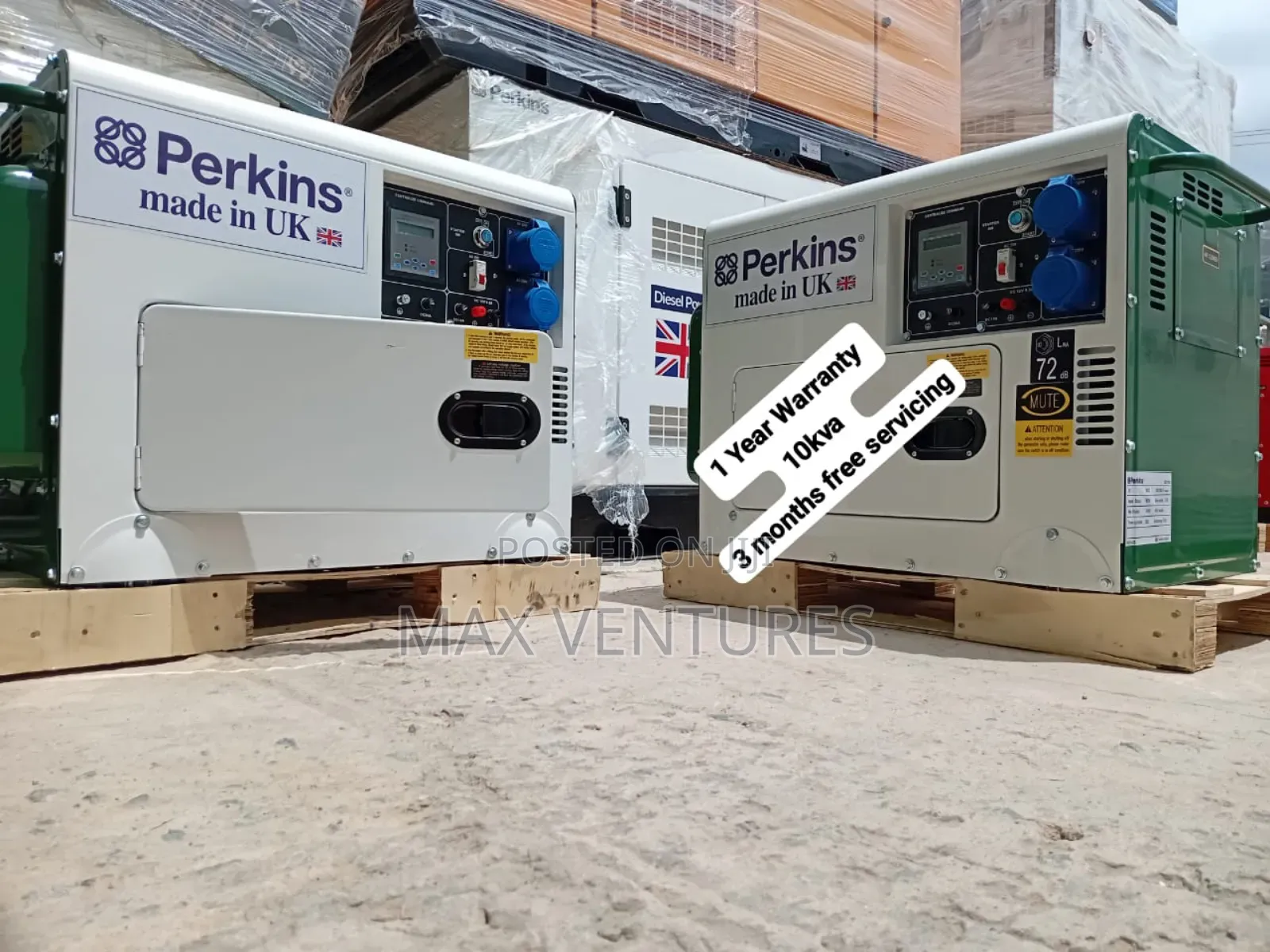 Perkins 10kva Aurora Power Solutions Diesel Generator
