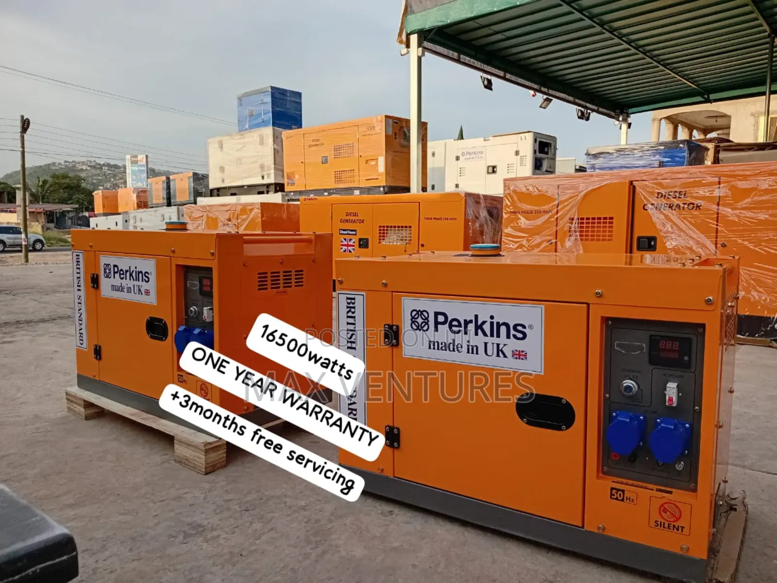 15kva Diesel Perkins Generators Peak Performance