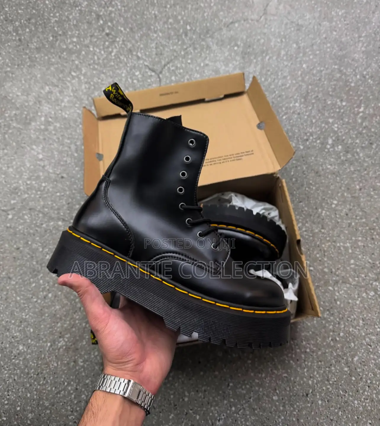 Your Authentic Dr Martens High Boot Platform