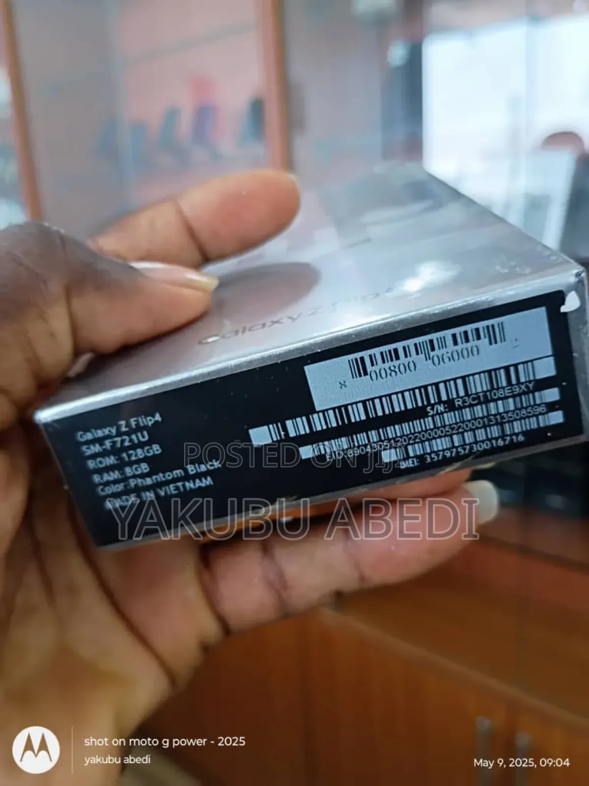 New Samsung Galaxy Z Flip4 256 GB Black