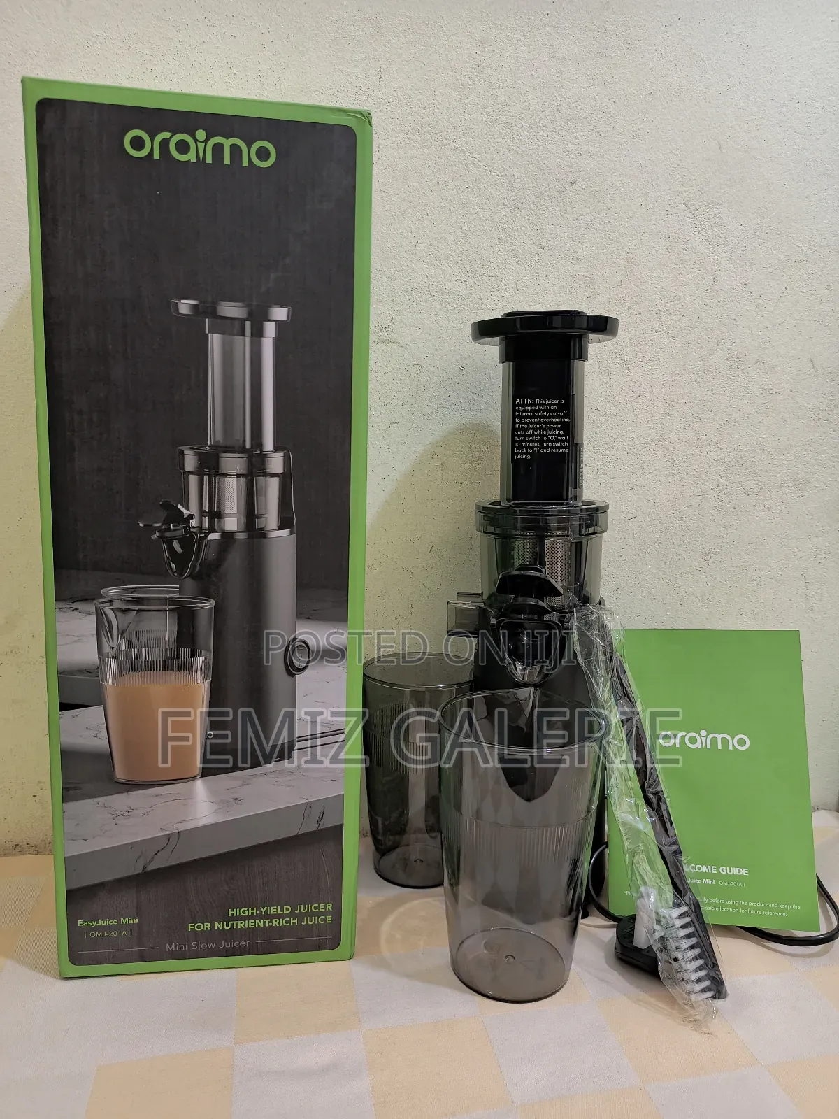 Oraimo Easyjuice Mini Portable Slow Juicer